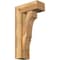 Ekena Millwork Balboa Block Rough Sawn Bracket w/ Offset Brace, Western Red Cedar, 6"W x 14"D x 26"H BKT0604X14X26BOA05RWR - alternate 1